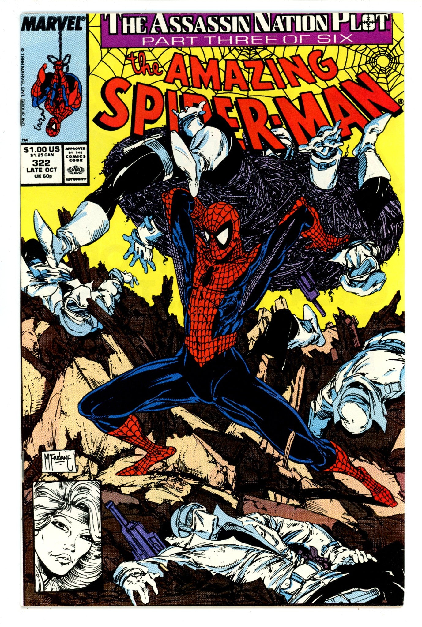 The Amazing Spider-Man Vol 1 322 VF- (7.5) (1989) 