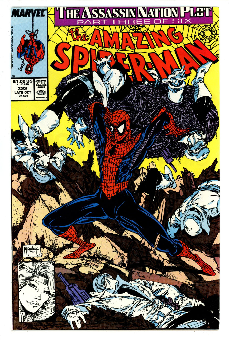 The Amazing Spider-Man Vol 1 322 VF- (7.5) (1989) 