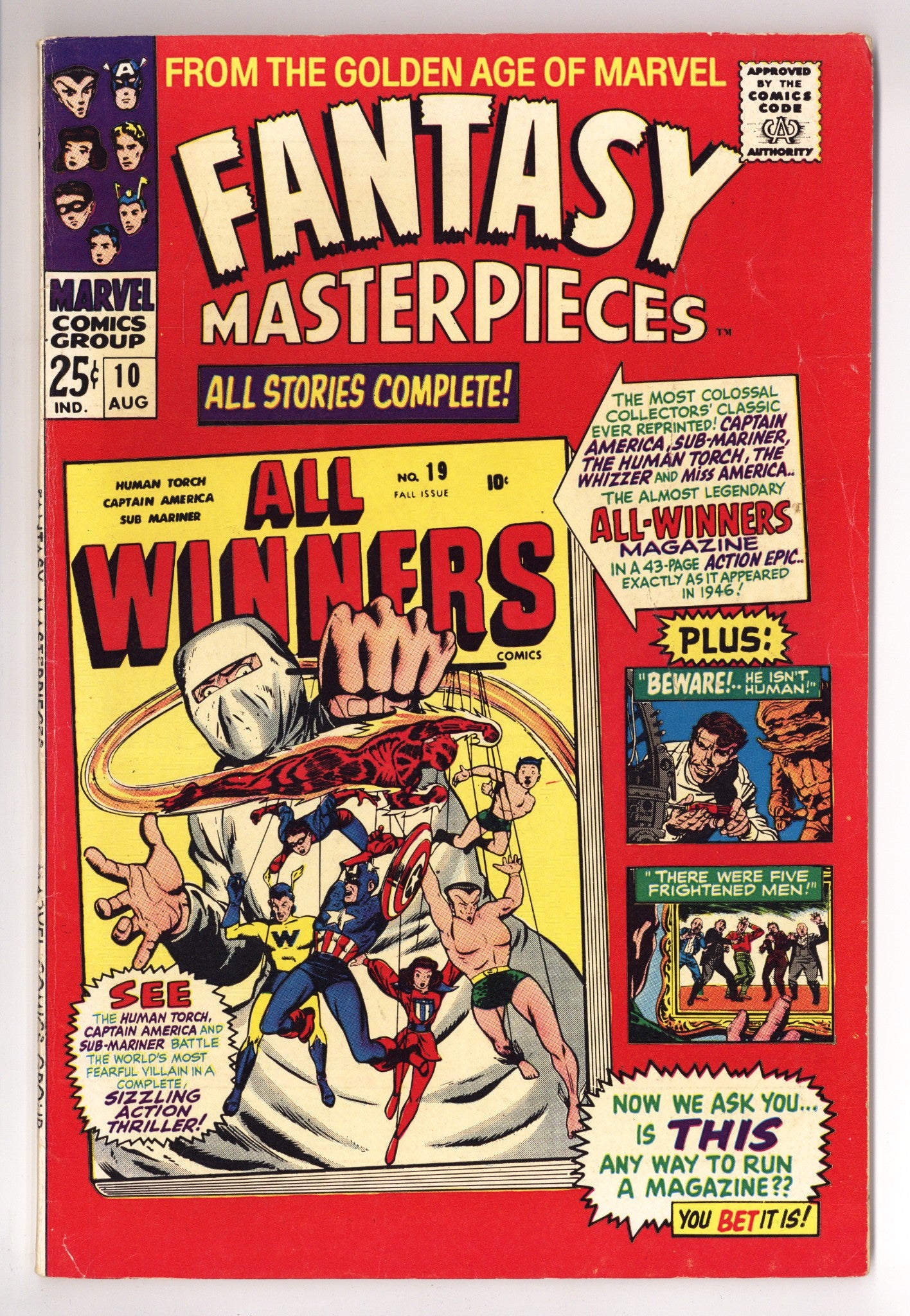 Fantasy Masterpieces Vol 1 10 VG/FN (5.0) (1967) 