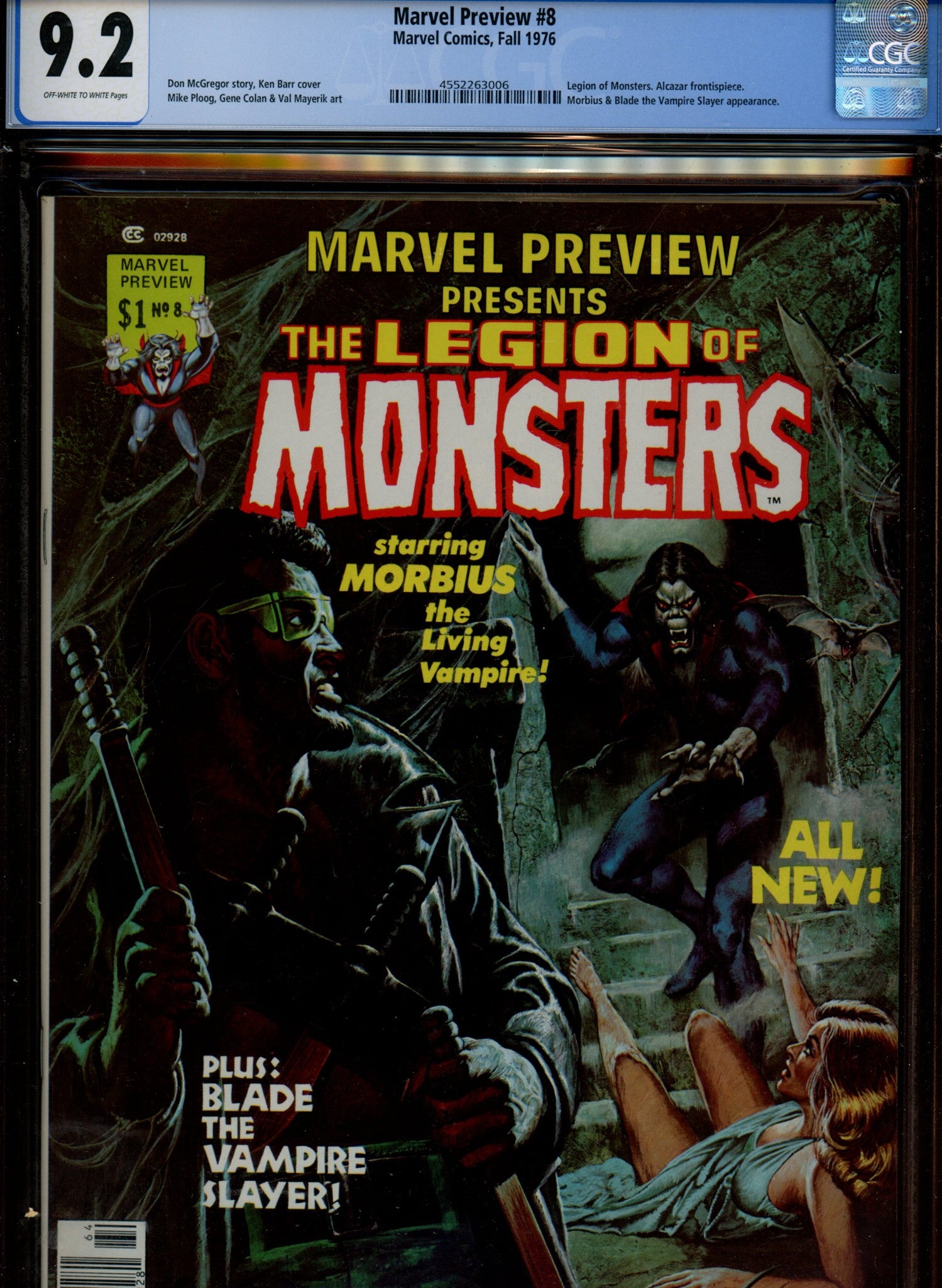 Marvel Preview 8 CGC 9.2 (NM-) (1976) 