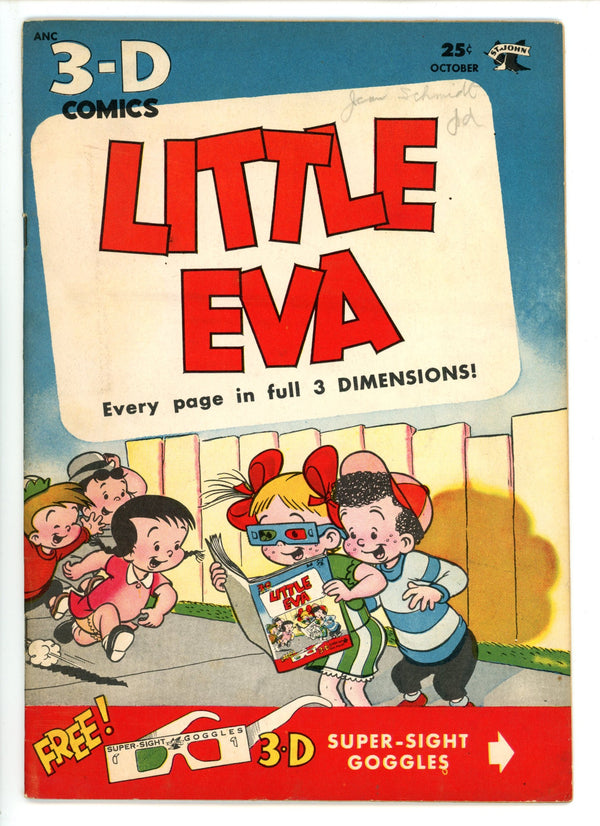 Little Eva 3-D 1 VG/FN (5.0) No Glasses (1953)