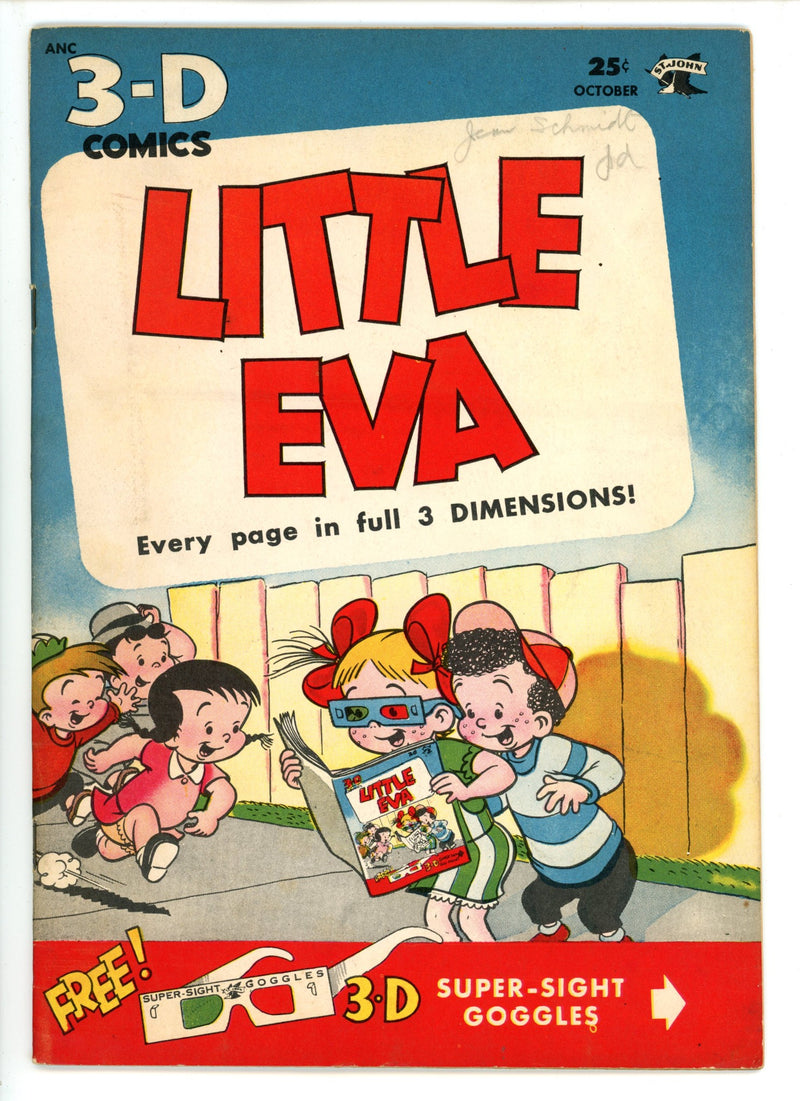 Little Eva 3-D 1 VG/FN (5.0) No Glasses (1953) 