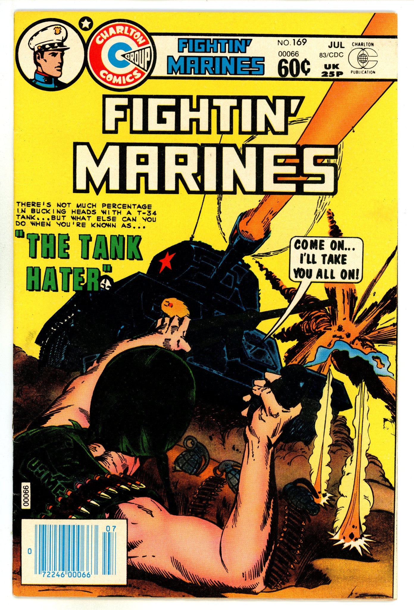 Fightin' Marines 169 FN+ (6.5) (1983) 