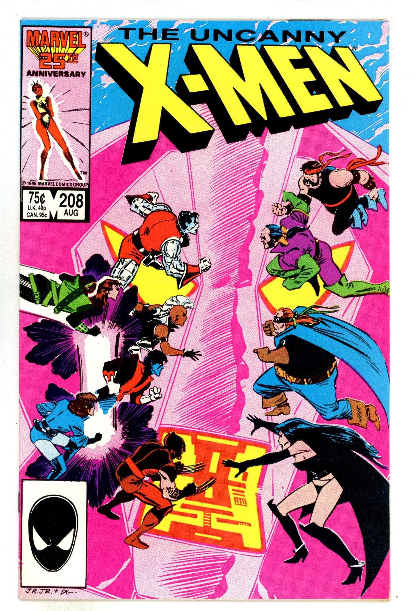 The Uncanny X-Men Vol 1 208 NM- (9.2) (1986) 