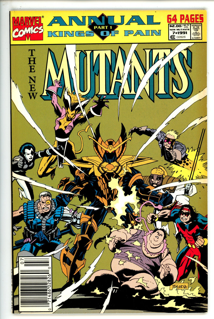 The New Mutants Annual Vol 1 7 Newsstand (1991)