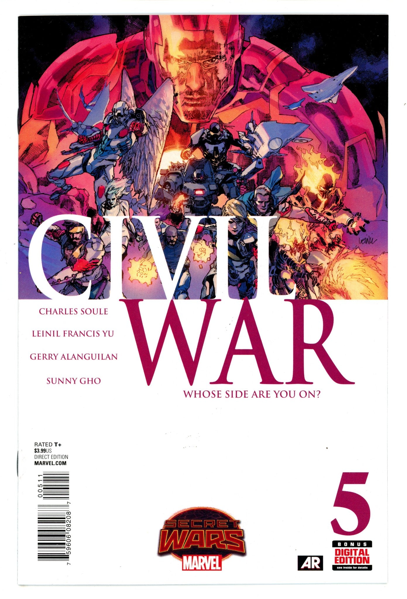 Civil War Vol 2 5 High Grade (2015) 