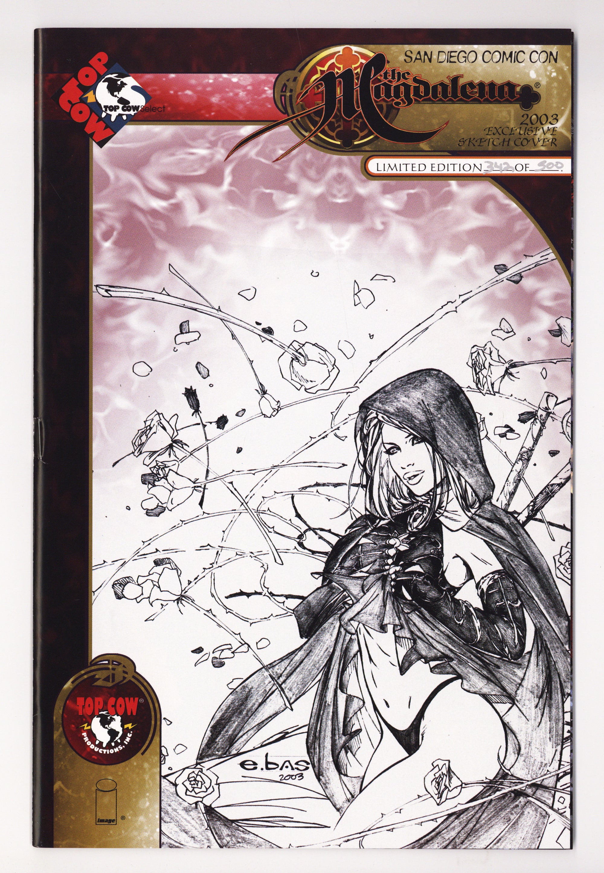 The Magdalena Vol 2 1  VF (8.0) 342/500  (2003) Basaldua     Exclusive Variant  