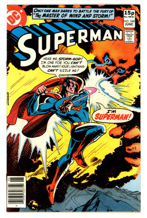 Superman Vol 1 348 VF- (7.5) Pence (1980)