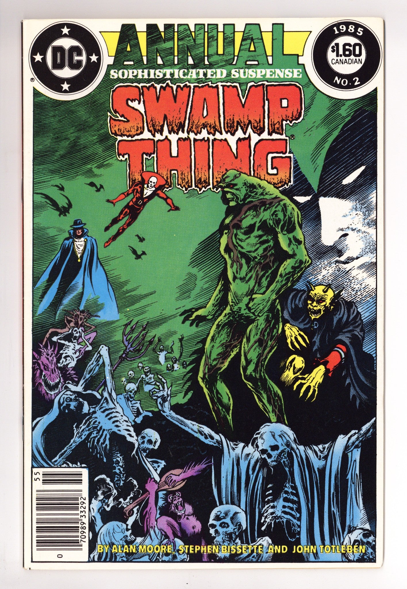 Swamp Thing Annual Vol 2 2 VF- (7.5) (1985) Canadian Price Variant 