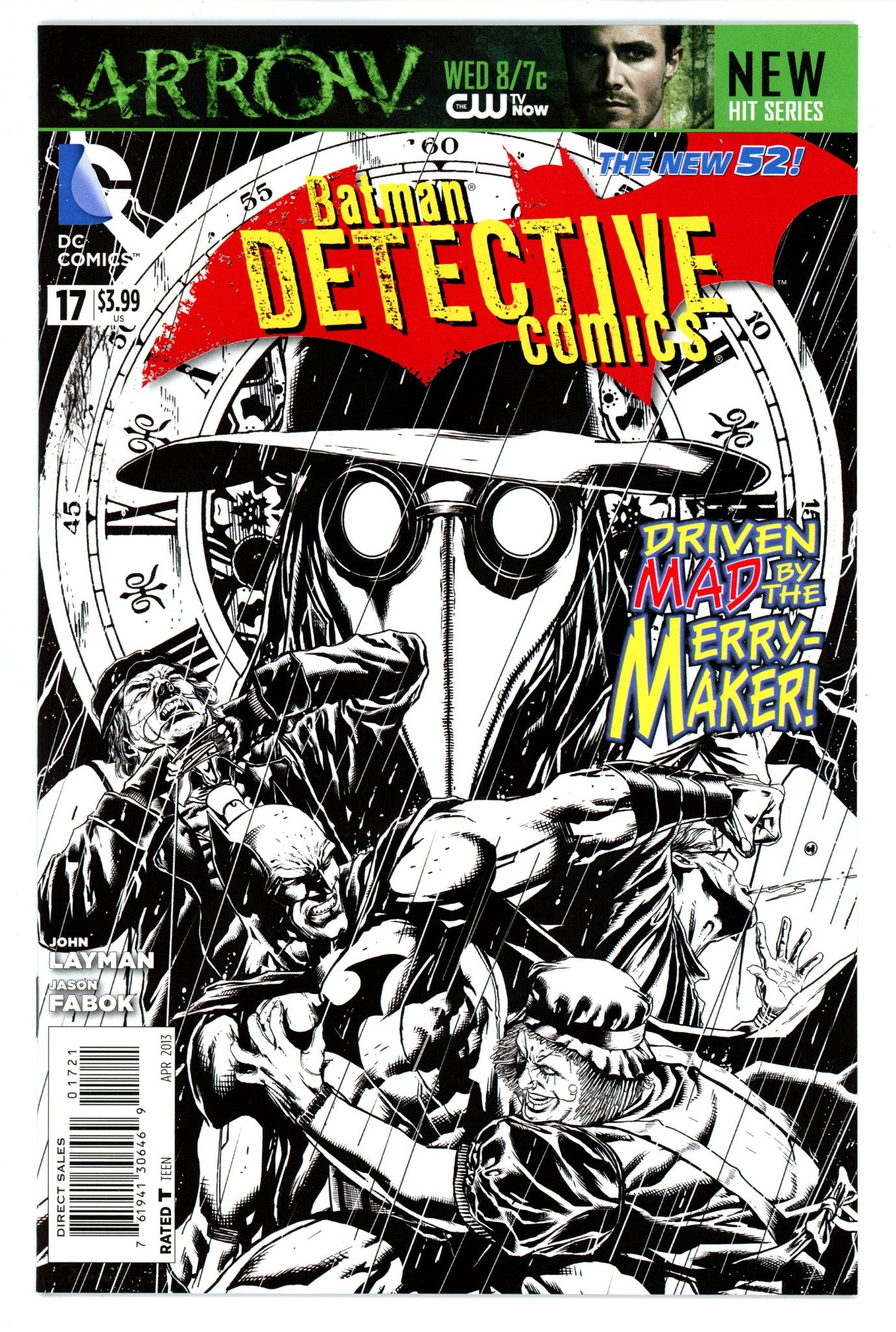 Detective Comics Vol 2 17 High Grade (2013) Fabok B&W Incentive Variant 