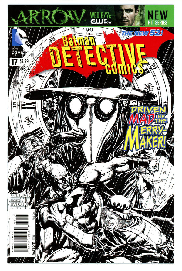 Detective Comics Vol 2 17 High Grade (2013) Fabok B&W Incentive Variant
