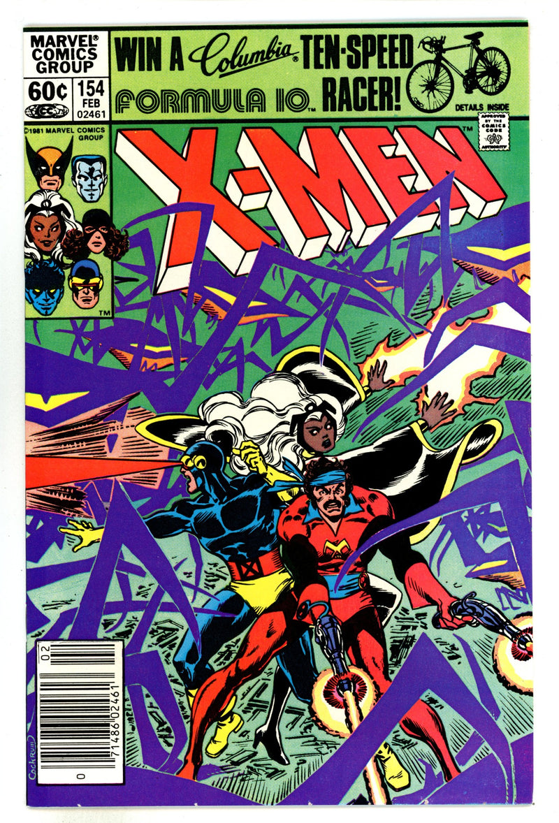 The Uncanny X-Men Vol 1 154 High Grade (1982) Newsstand 
