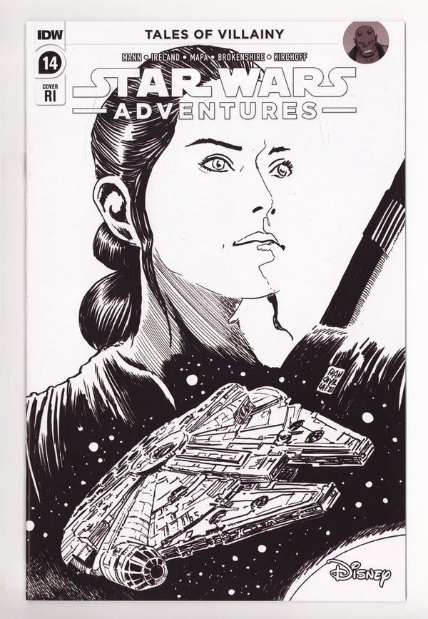 Star Wars Adventures 14 High Grade (2022) Francavilla B&W Variant