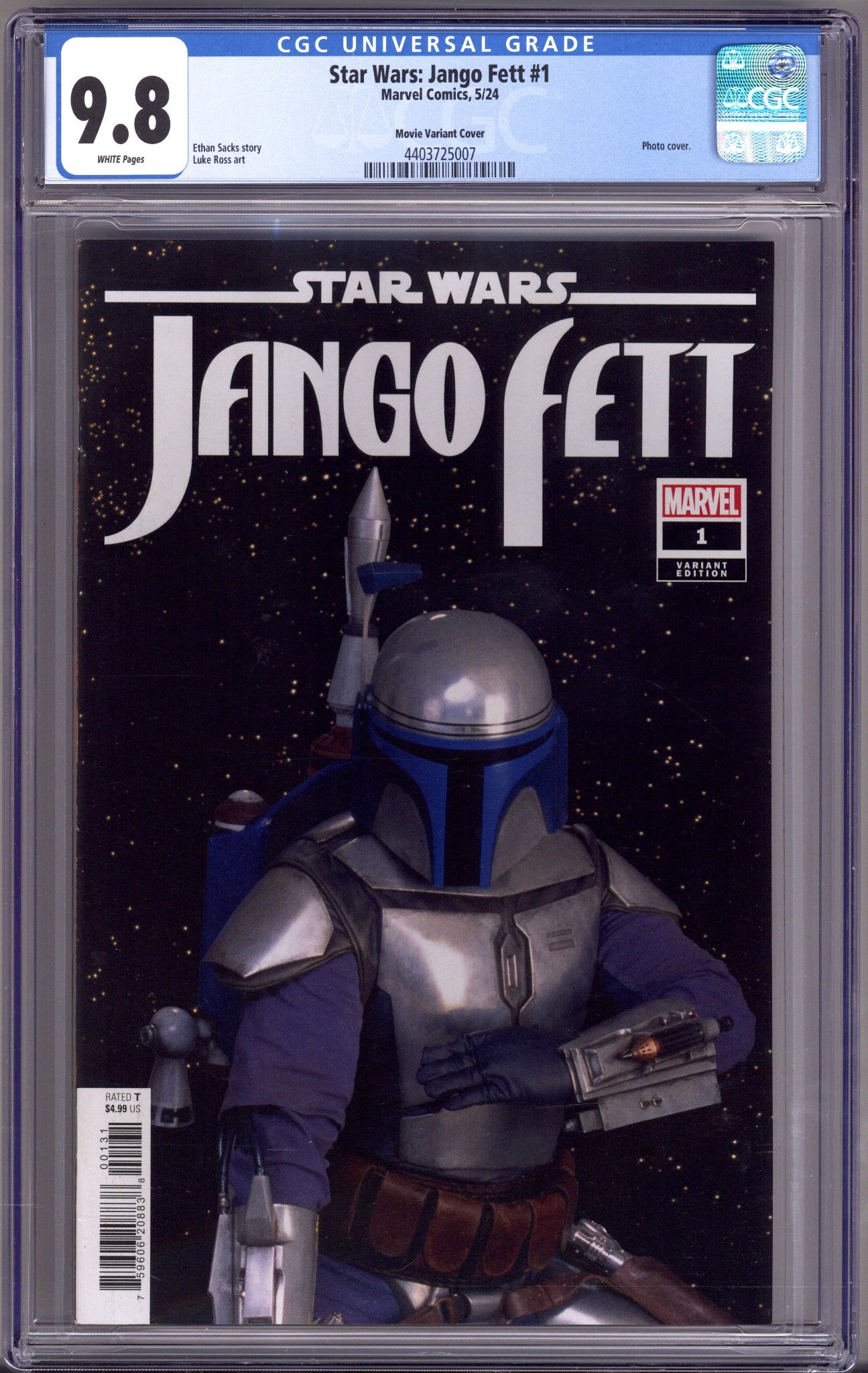 Star Wars: Jango Fett 1 CGC 9.8 (NM/M) (2024) Photo Variant 