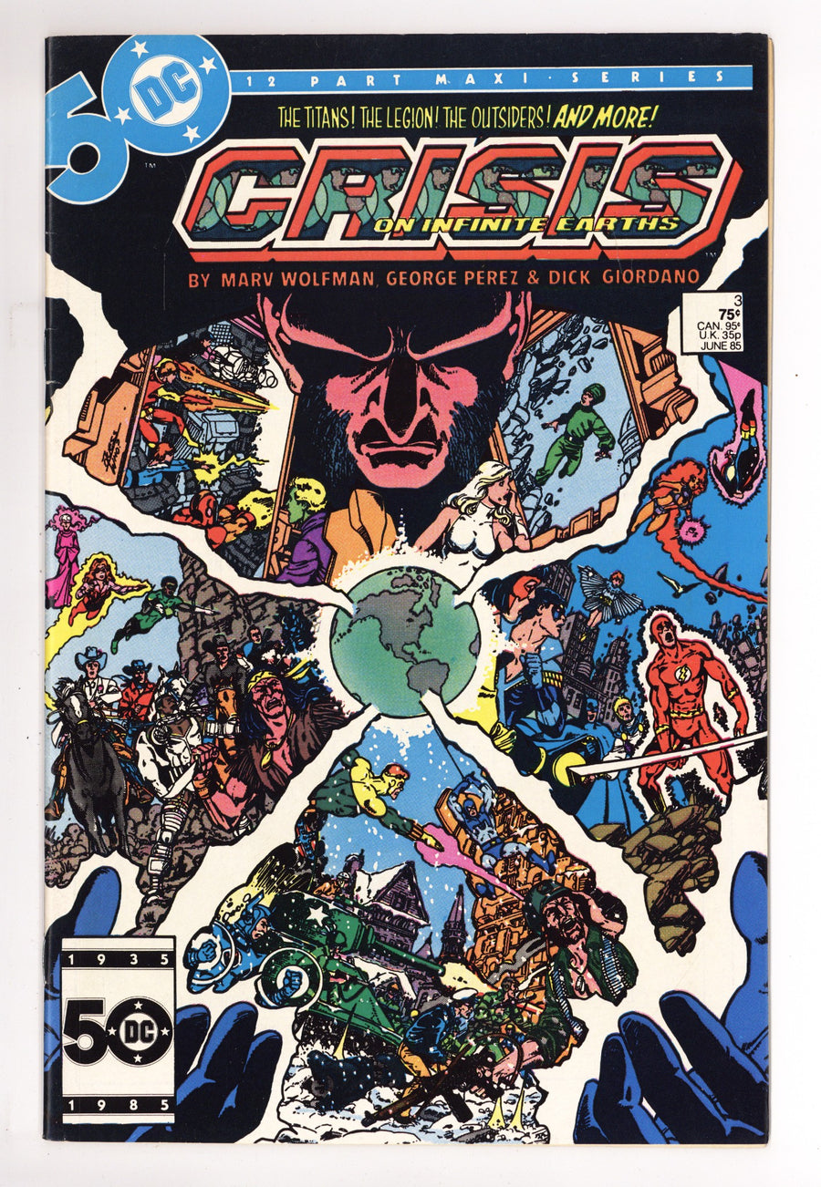 Crisis on Infinite Earths 3 Mid Grade (1985) 