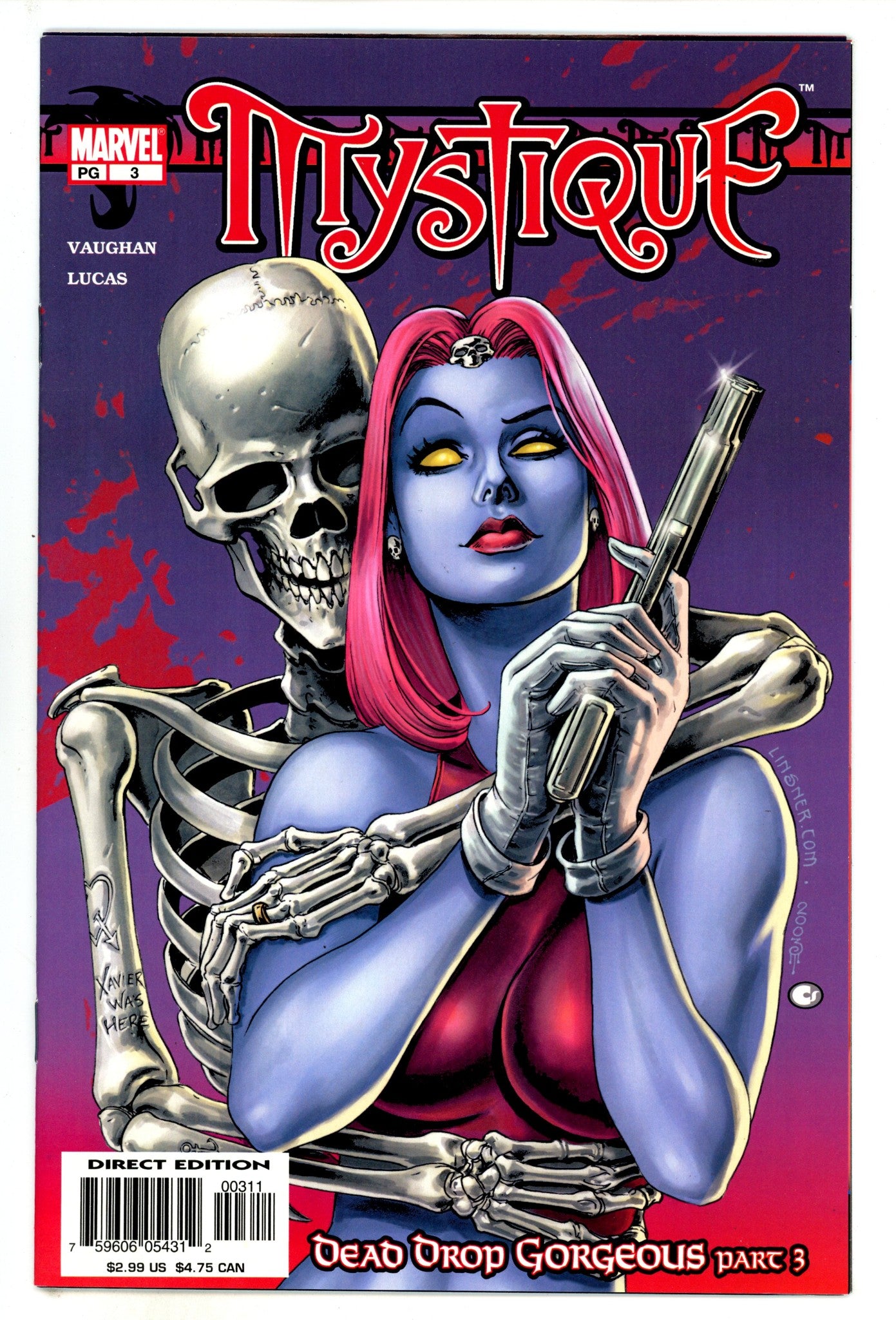 Mystique Vol 1 3 High Grade (2003) 