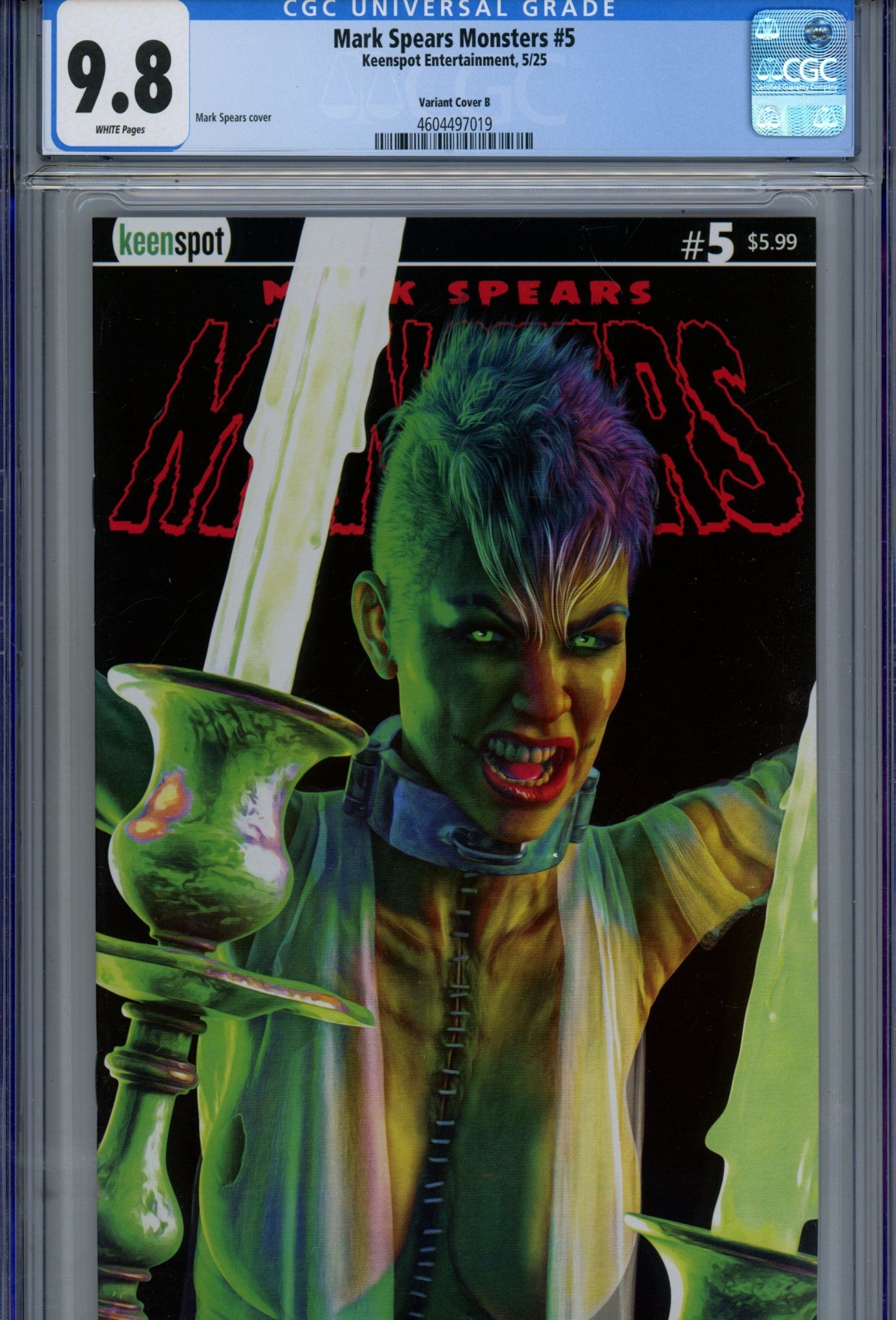 Mark Spears Monsters 5 CGC 9.8 (NM/M) (2025) Spears Variant 