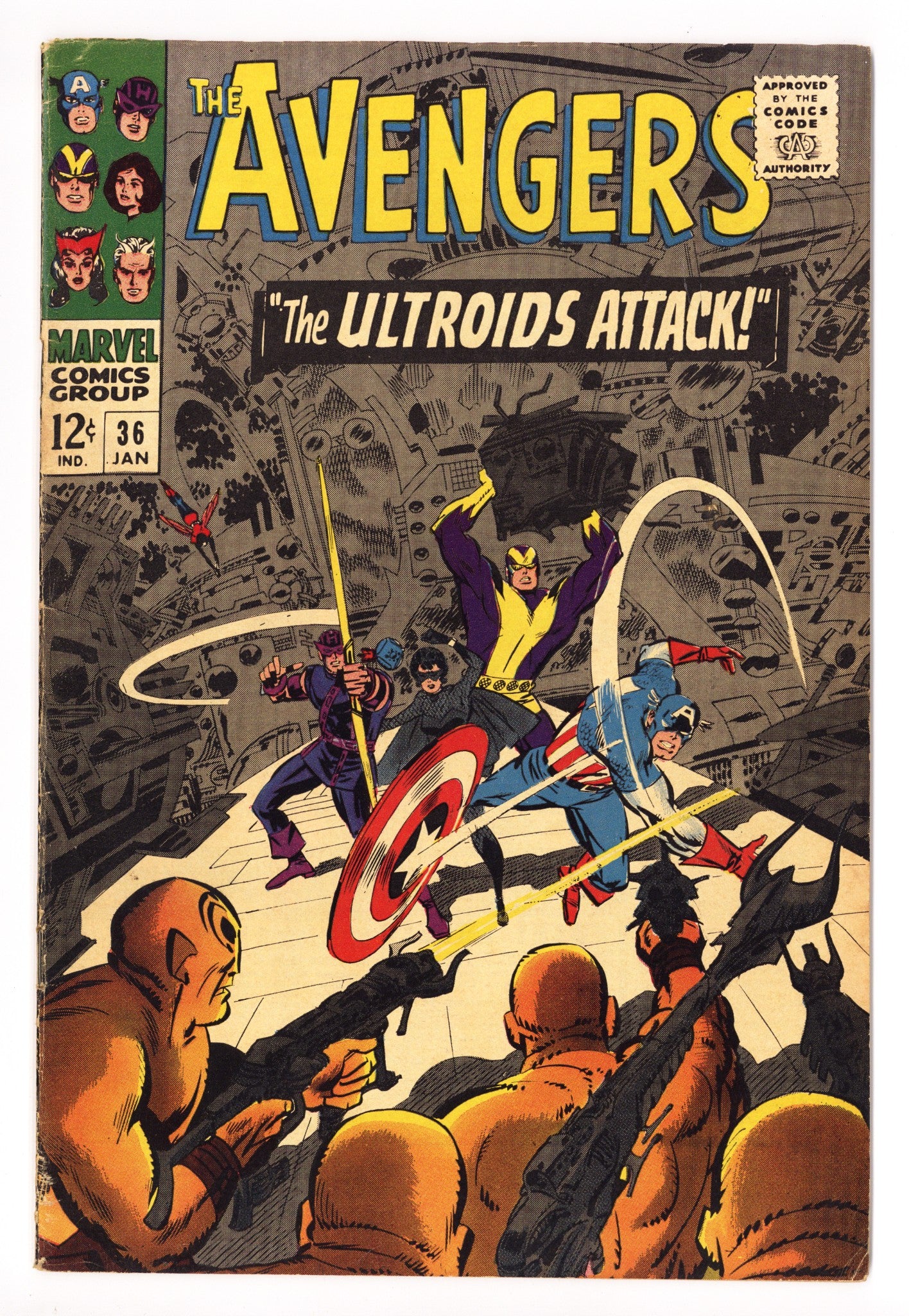 The Avengers Vol 1 36 FN/VF (7.0) (1967) 