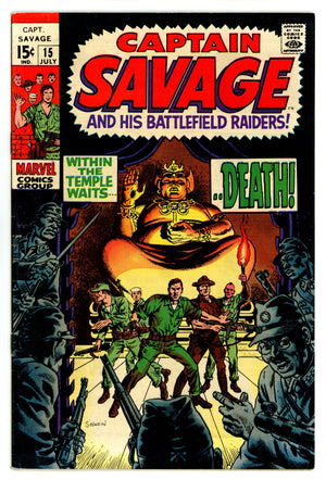 Capt. Savage and His Leatherneck Raiders 15 FN+ (6.5) (1969)