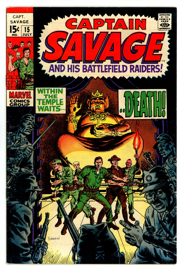 Capt. Savage and His Leatherneck Raiders 15 FN+ (6.5) (1969)