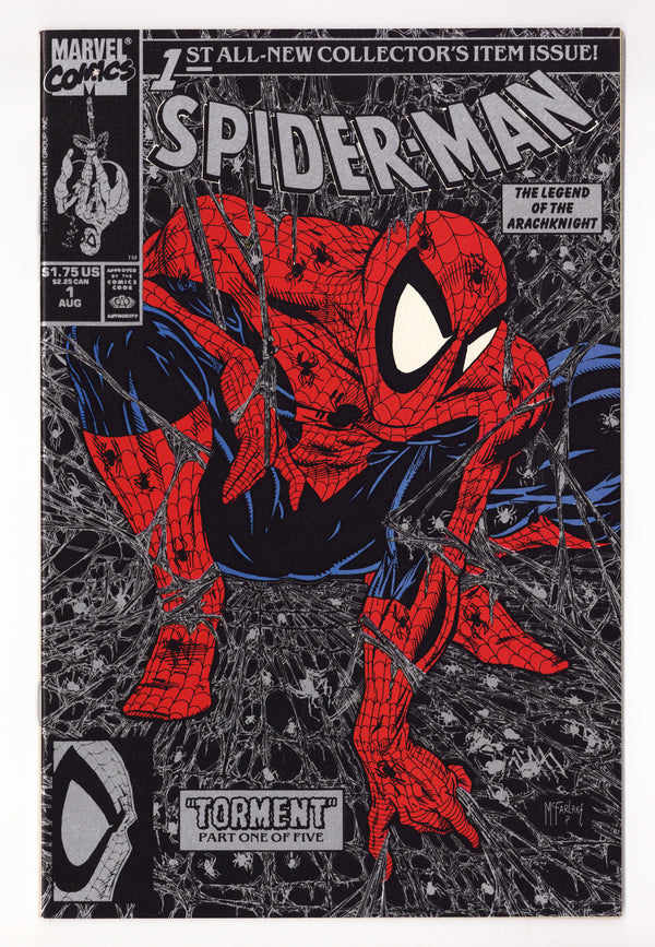 Spider-Man Vol 1 1 NM- (9.2) (1990) Silver Variant