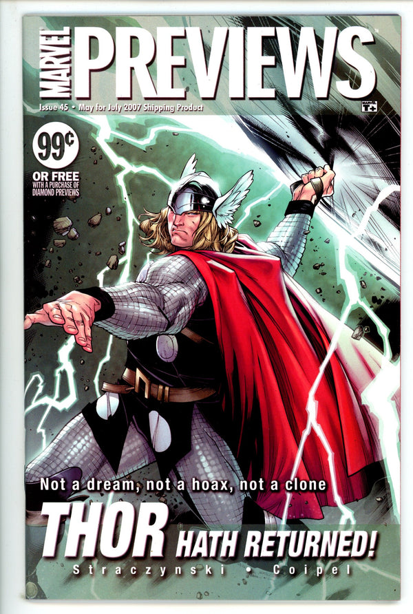 Marvel Previews Vol 1 45 High Grade (2007)