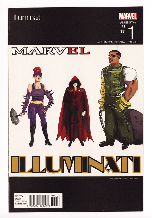 Illuminati Vol 1 1 NM- (9.2) (2016) Holloway-Brown Hip-Hop Variant