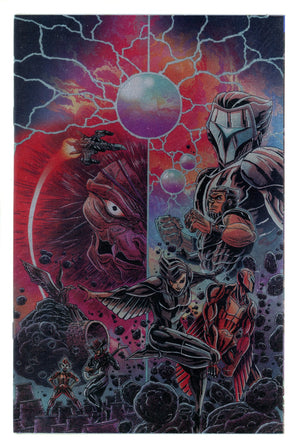 SilverHawks 1 NM (9.4) (2025) Stokoe Foil Virgin Incentive Variant