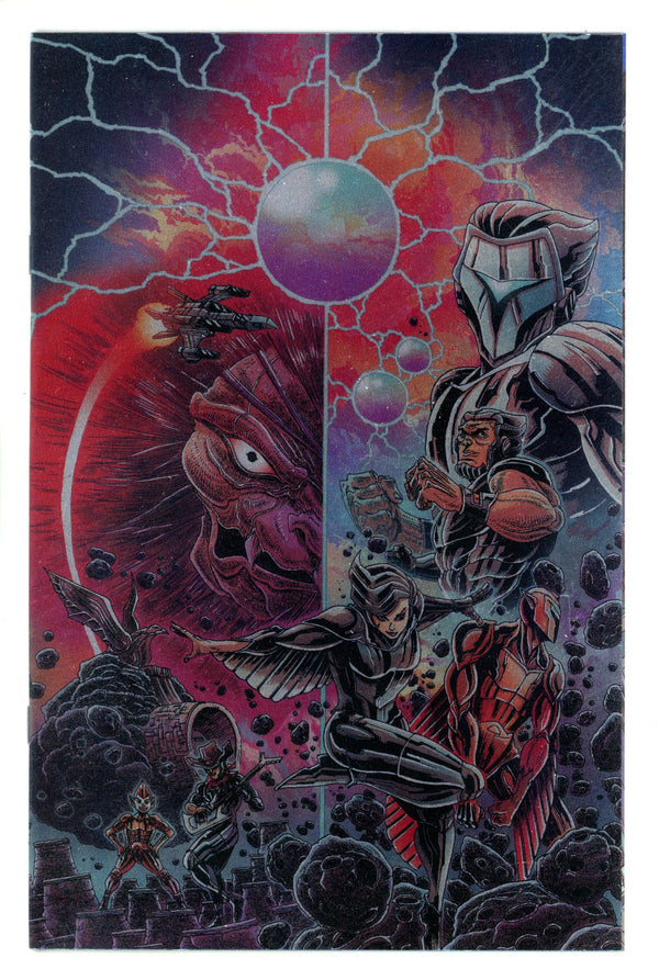 SilverHawks 1 NM (9.4) (2025) Stokoe Foil Virgin Incentive Variant