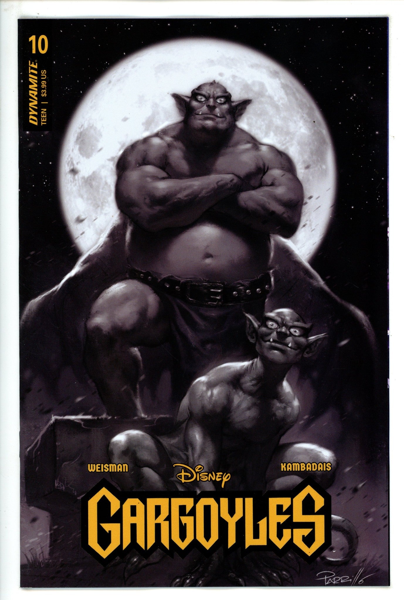 Gargoyles 10 Parrillo B&W Incentive Variant (2023)