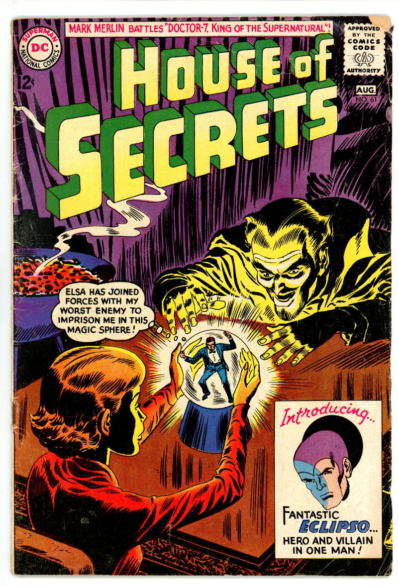 House of Secrets Vol 1 61 GD/VG (3.0) (1963) 
