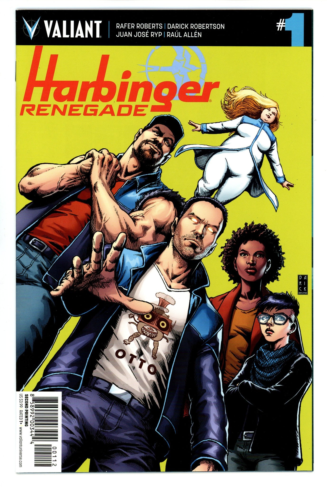 Harbinger Renegade 1 High Grade (2016) 2nd Print 