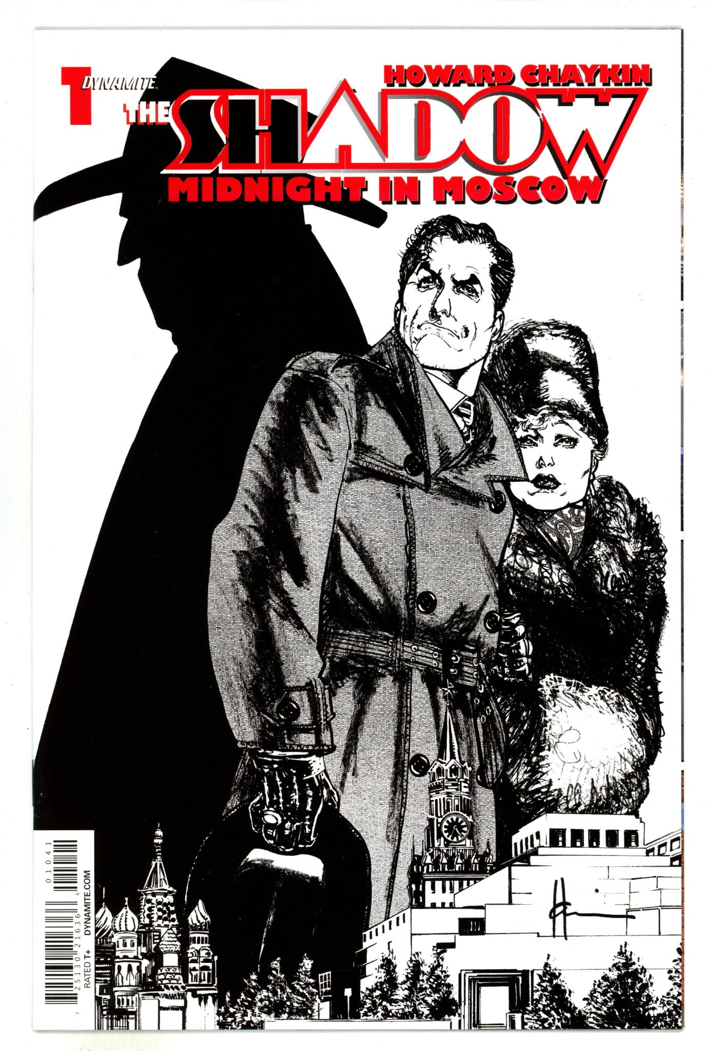 The Shadow: Midnight in Moscow 1 VF- (7.5) (2014) Chaykin B&W Incentive Variant 