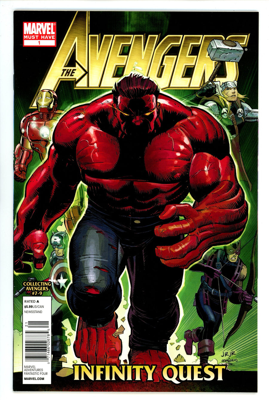 Avengers: Infinity Quest 1 VF- (7.5) (2011) Newsstand 