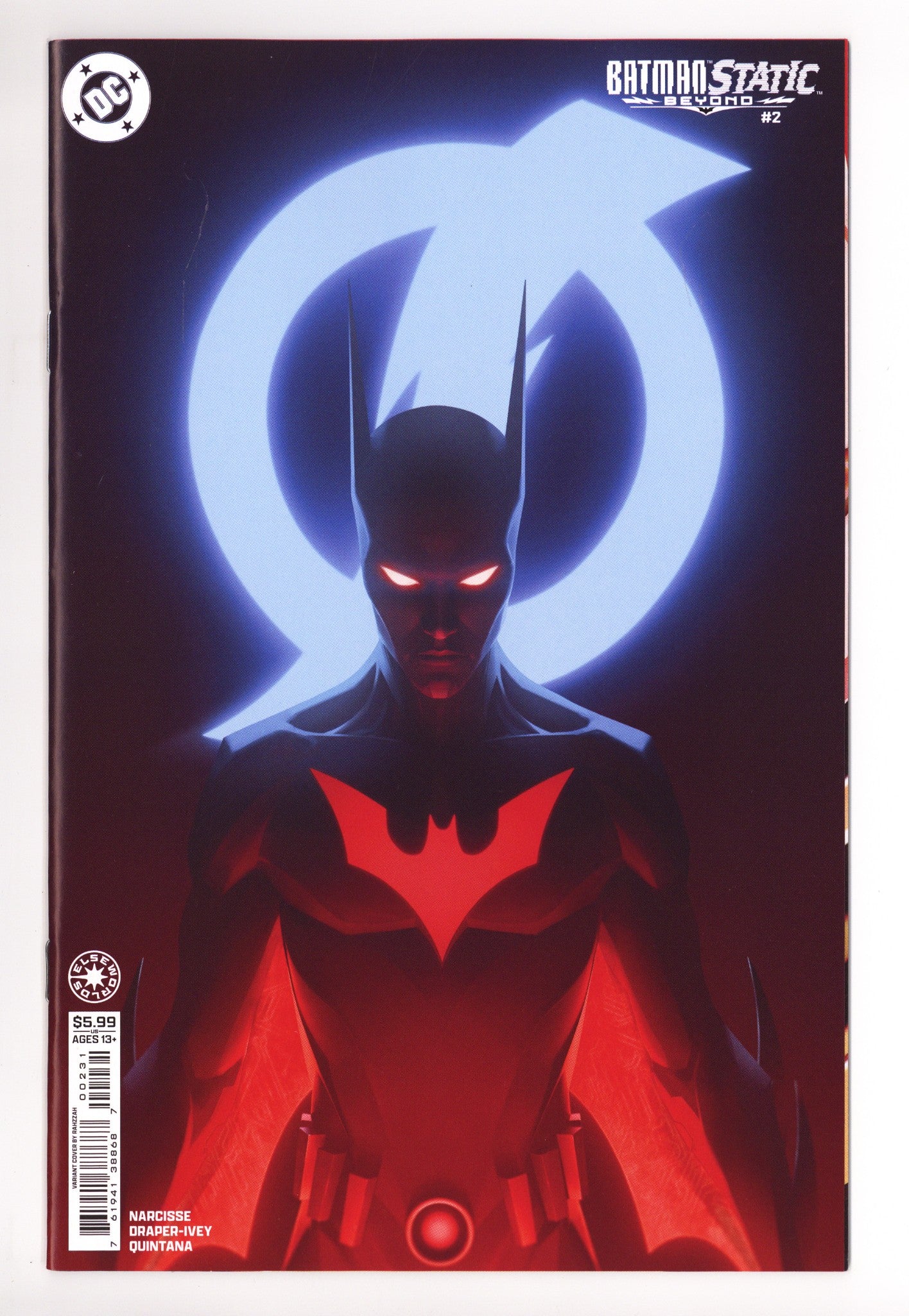 Batman Static Beyond 2 Rahzzah Variant (2025)