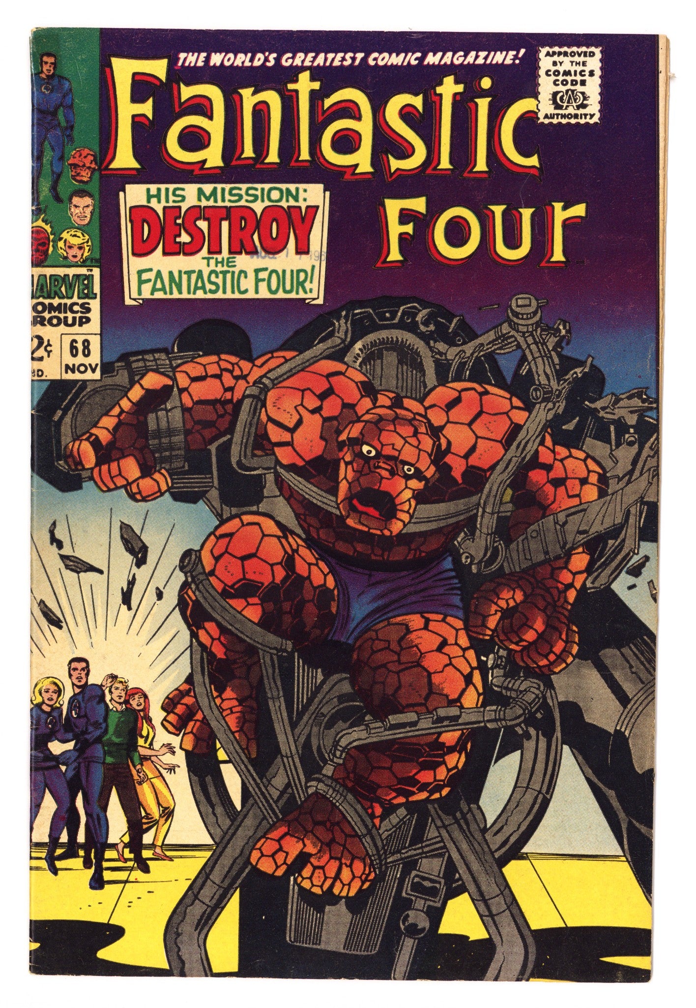 Fantastic Four Vol 1 68 VG/FN (5.0) (1967) 