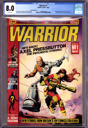 Warrior   1 CGC 8.0 (VF)   (1982)