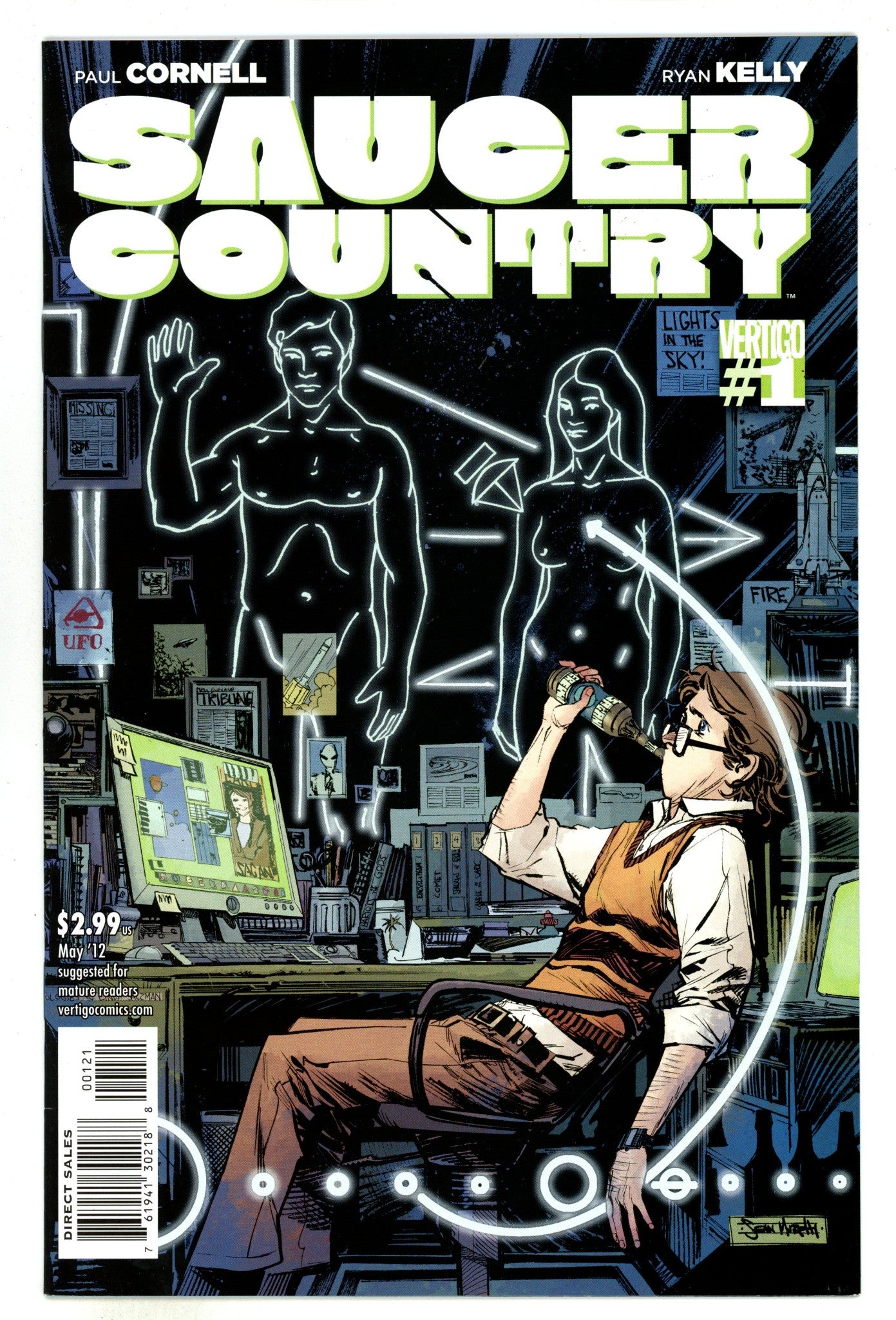 Saucer Country 1 VF- (7.5) (2012) Murphy Incentive Variant 