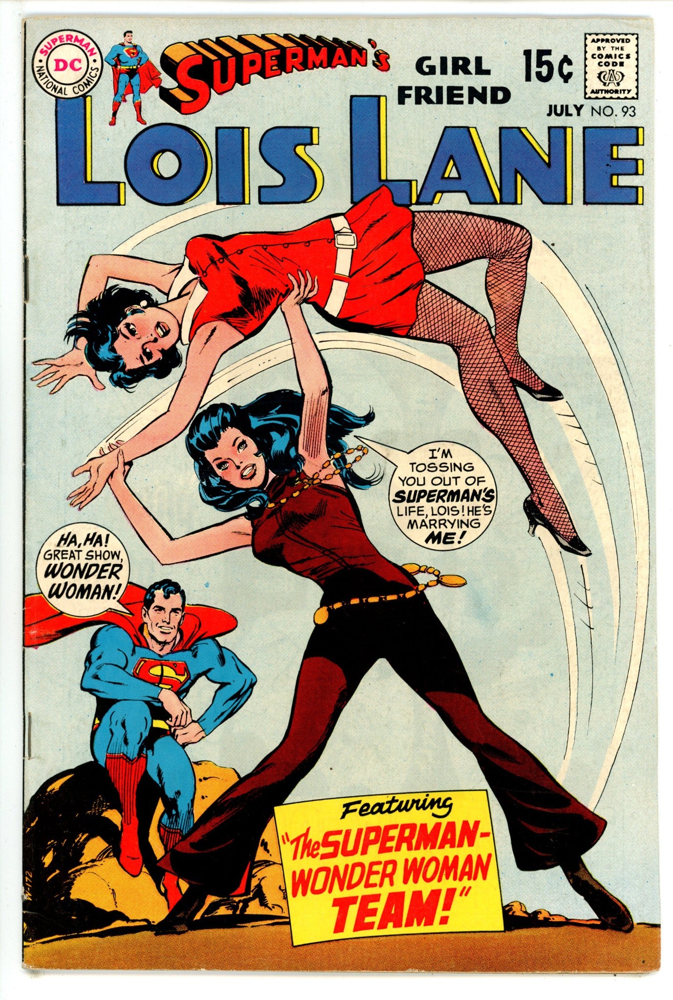 Superman's Girl Friend, Lois Lane 93 FN- (5.5) (1969) 