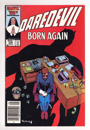 Daredevil Vol 1 230 Low Grade (1986) Canadian Price Variant