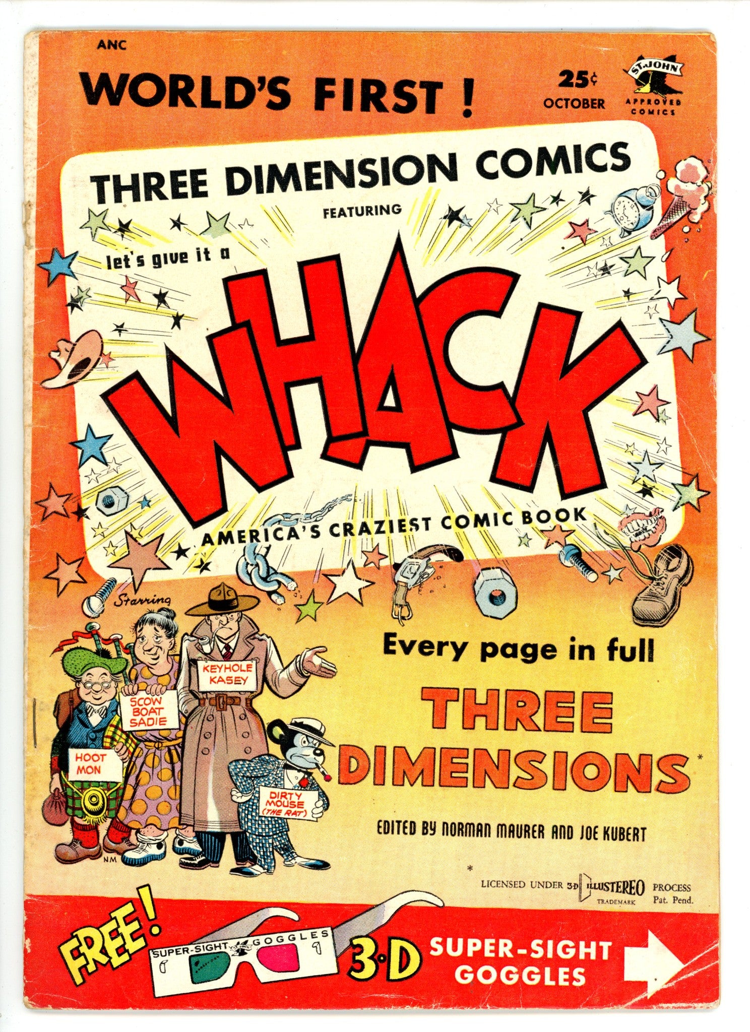 Whack 1 VG (4.0) No Glasses (1953) 