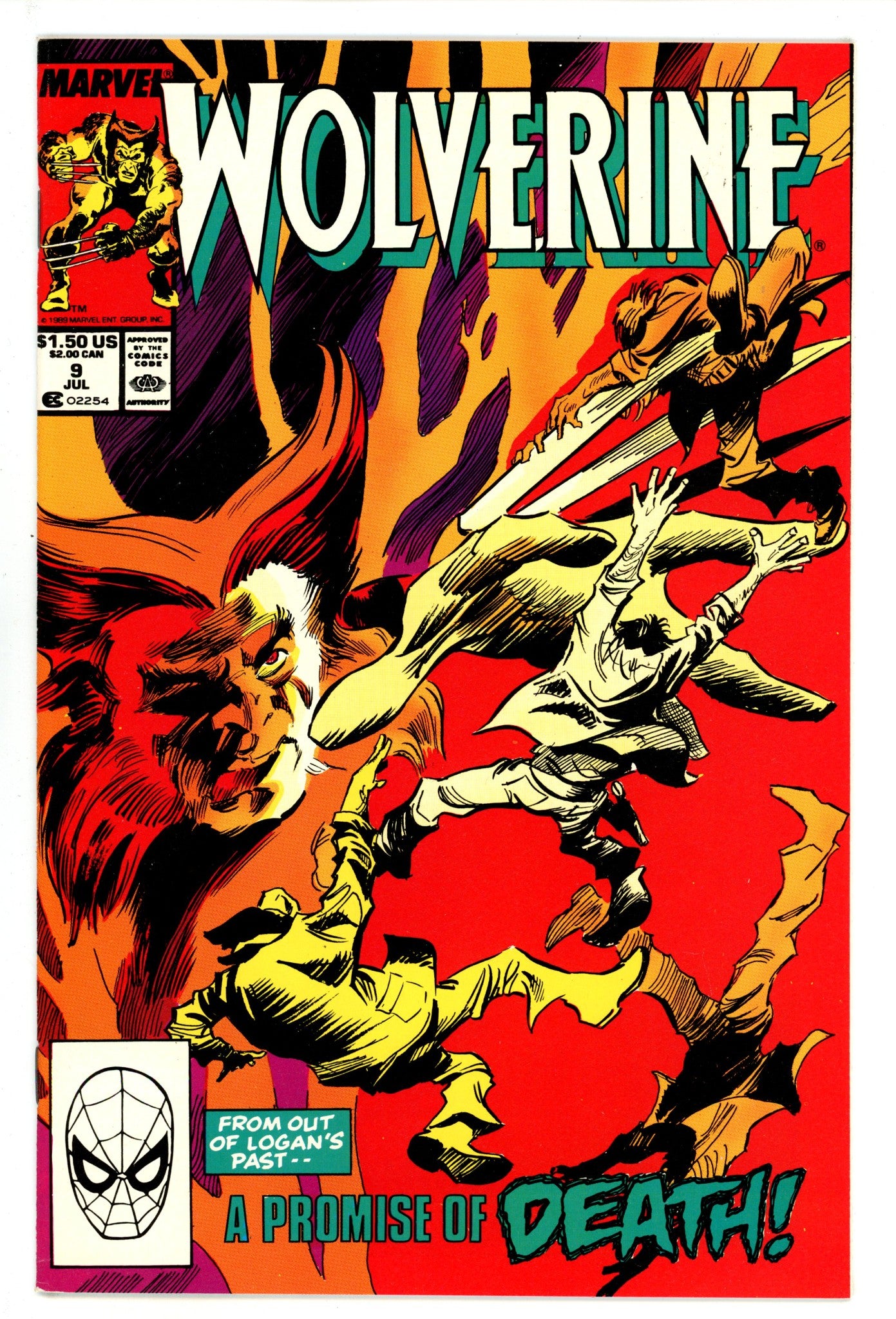 Wolverine Vol 2 9 High Grade (1989) 