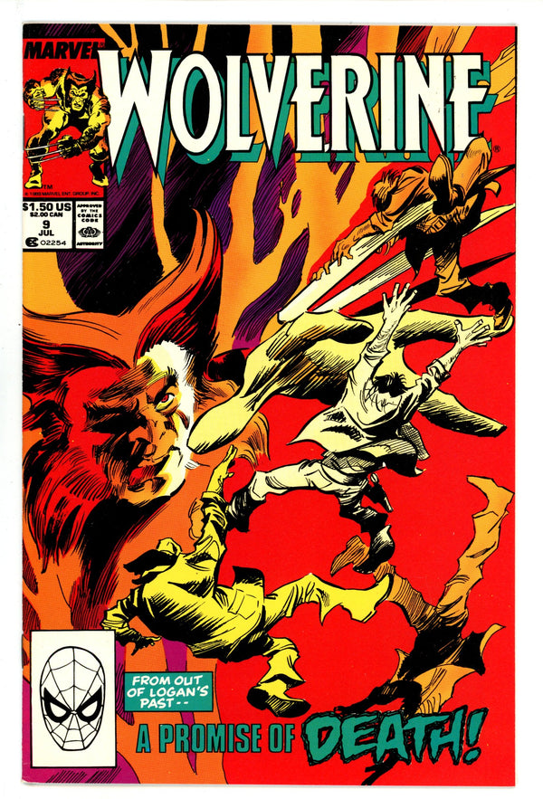 Wolverine Vol 2 9 High Grade (1989)