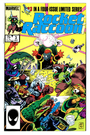 Rocket Raccoon Vol 1 3 VF- (7.5) (1985)