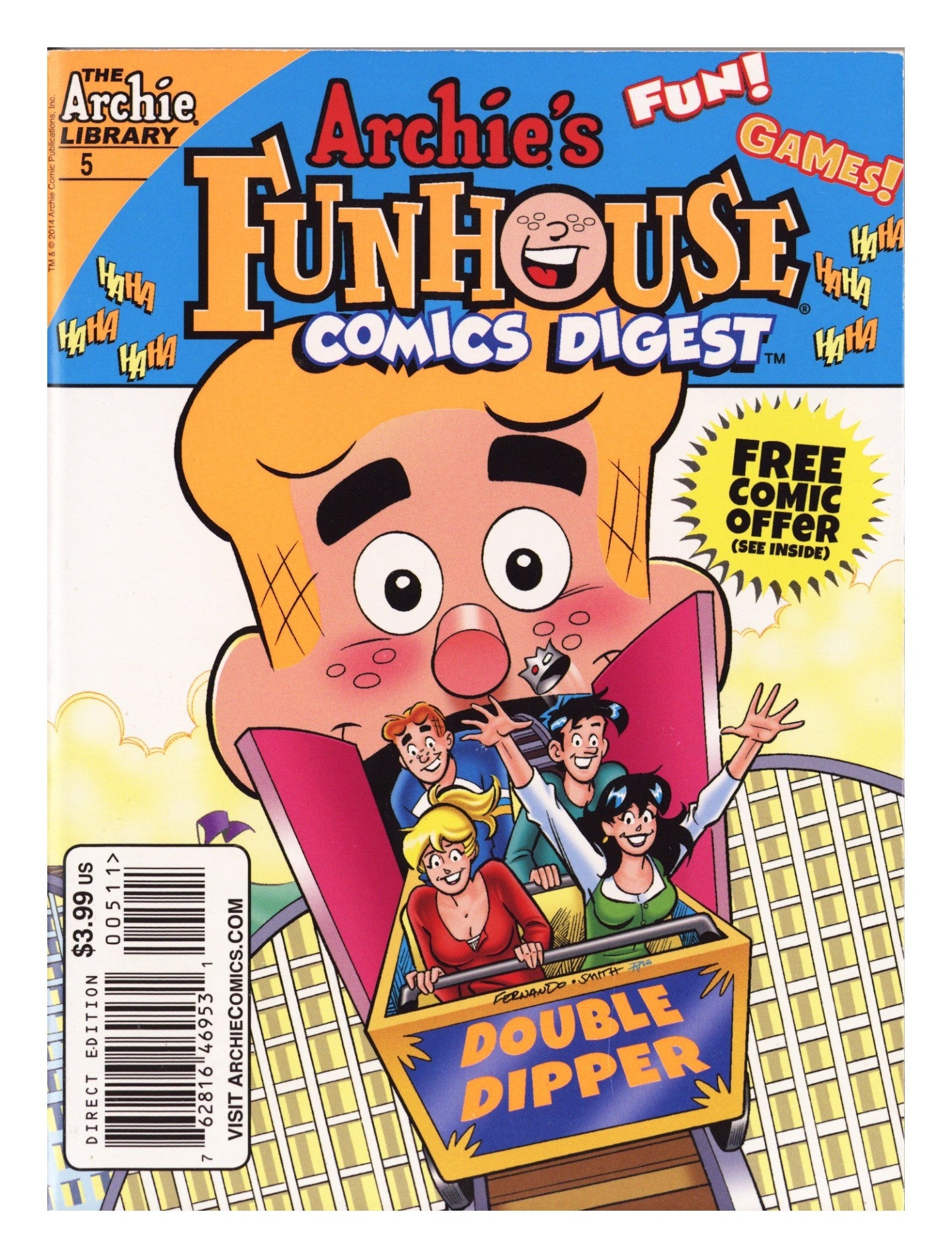 Archie's Funhouse Double Digest 5 High Grade (2014) 