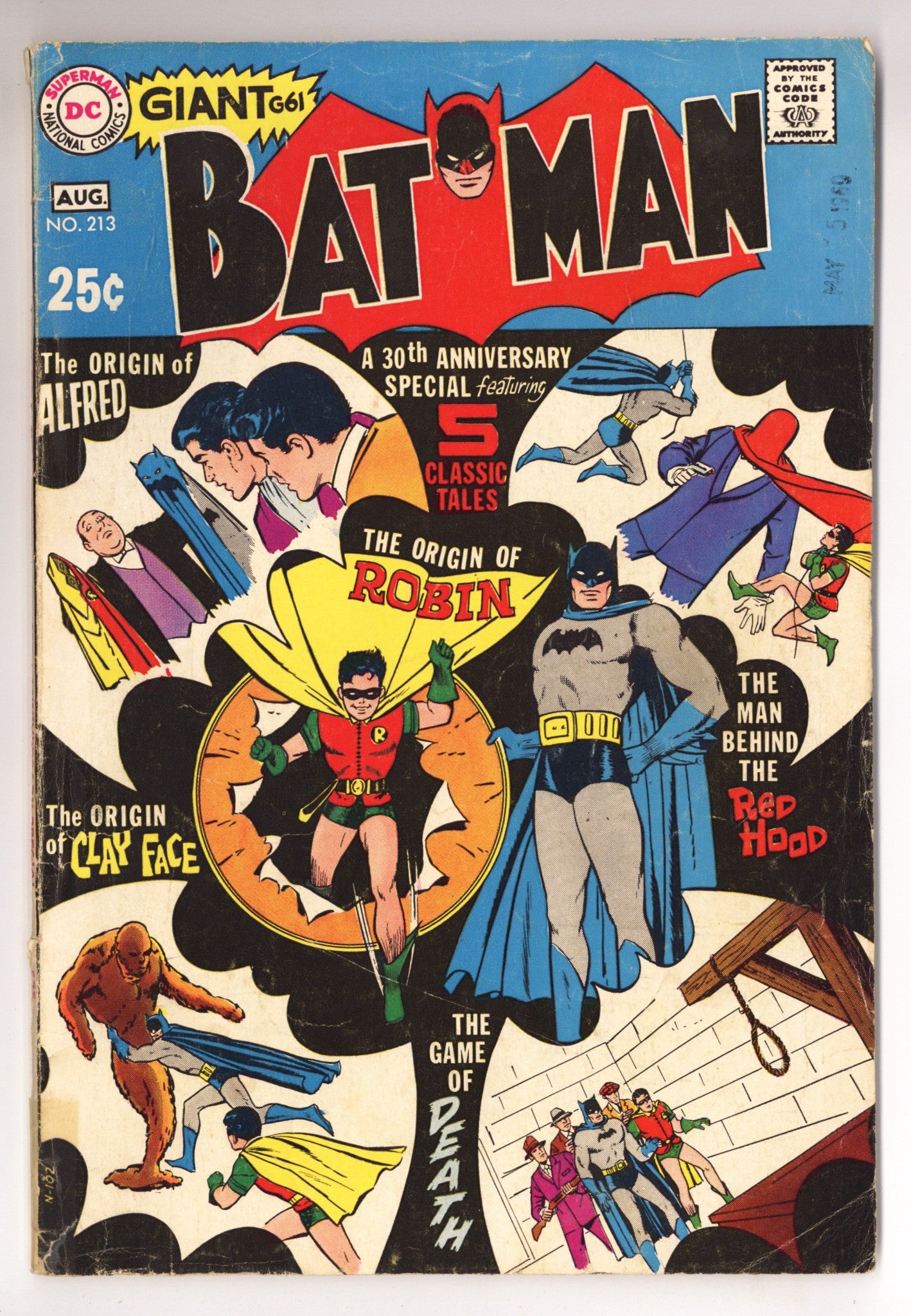Batman Vol 1 213 VG+ (4.5) (1969) 