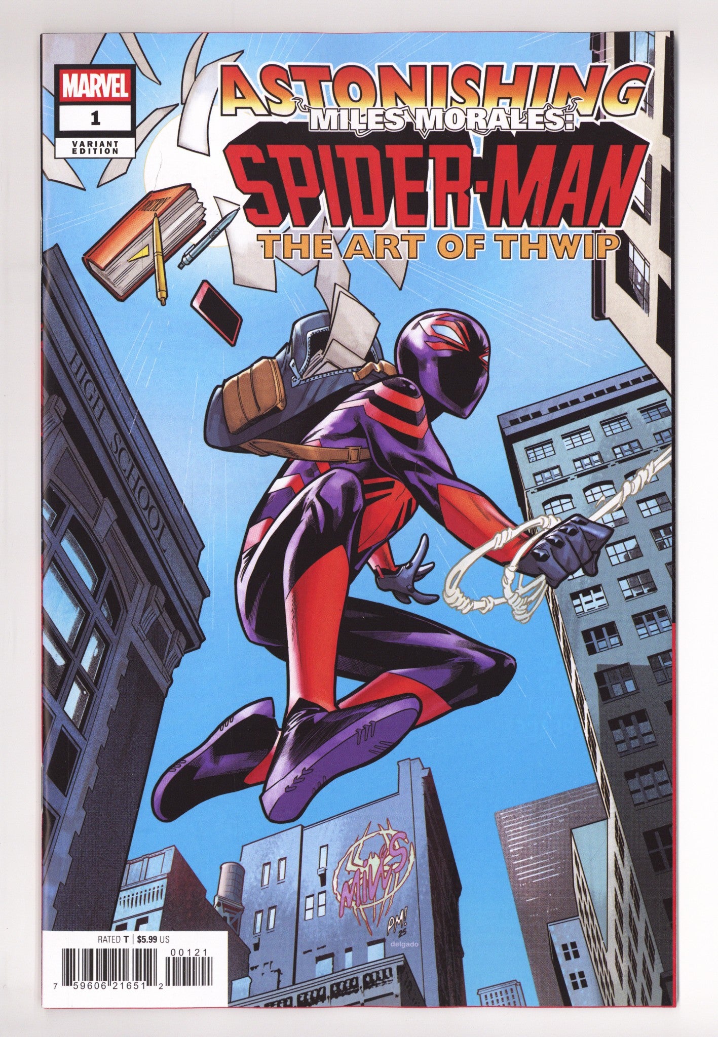 Astonishing Miles Morales: Spider-Man The Art Of Thwip 1 Medina Variant (2026)