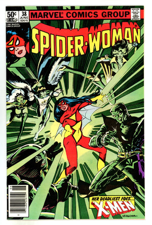 Spider-Woman Vol 1 38 NM- (9.2) (1981) Newsstand