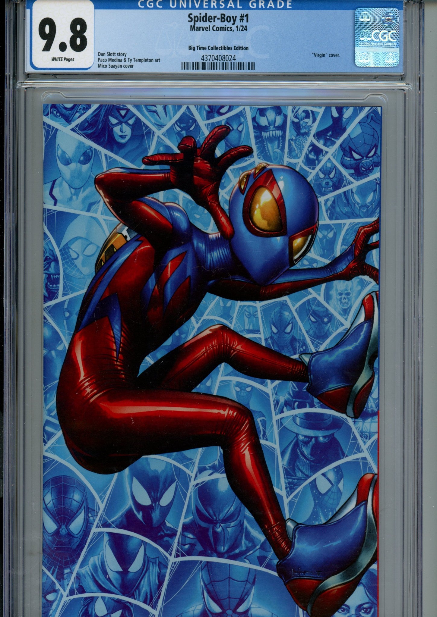 Spider-Boy Vol 1 1 CGC 9.8 (NM/M) (2024) Suayan Virgin Variant 