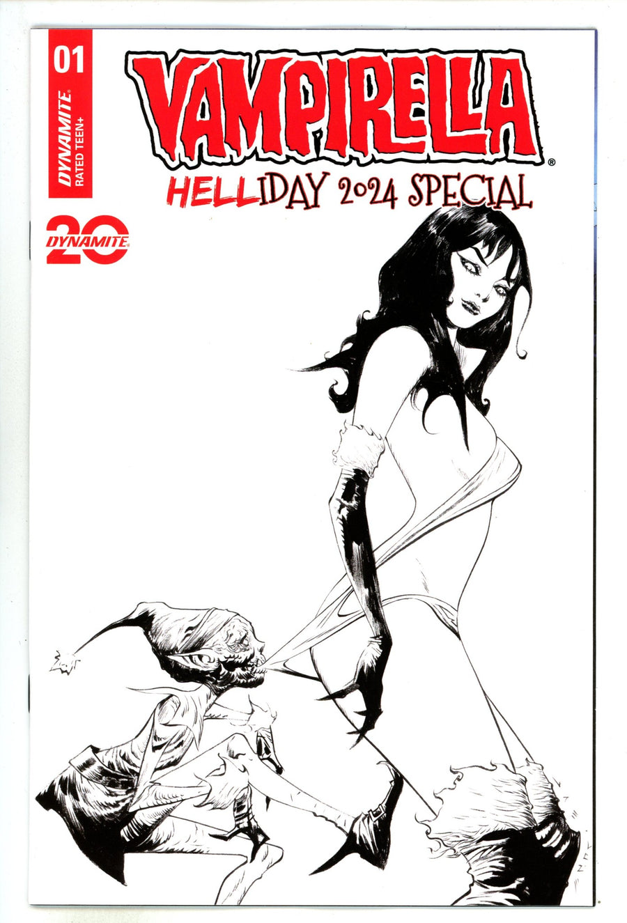 Vampirella Helliday 2024 Special  1 Lee  B&W Incentive Variant   (2024)